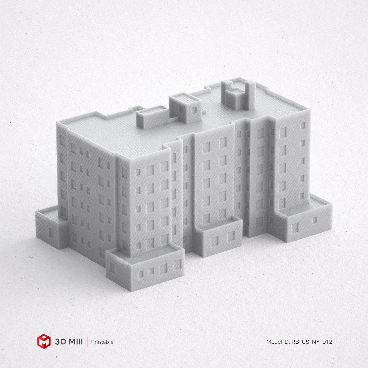 3d print miniature building rb-us-ny-012 3D Print Model .c4d .max .obj .3ds .fbx .stl .blend 