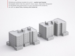 3d print miniature building rb-us-ny-012 3D 打印模型