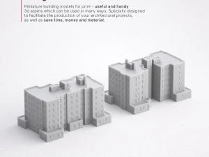 3d print miniature building rb-us-ny-012 3D Print Model