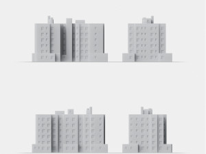 3d print miniature building rb-us-ny-012 3D 打印模型