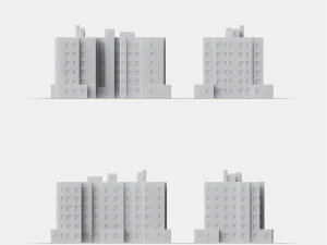 3d print miniature building rb-us-ny-012 3D Print Model