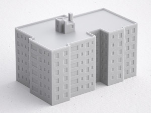 3d print miniature building rb-us-ny-014 Modelo de impresión 3D