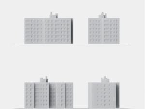 3d print miniature building rb-us-ny-014 3D 打印模型
