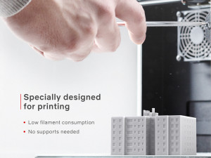3d print miniature building rb-us-ny-014 3D 打印模型