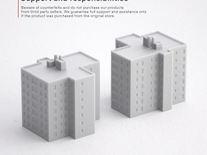 3d print miniature building rb-us-ny-015 3D Принт Модель