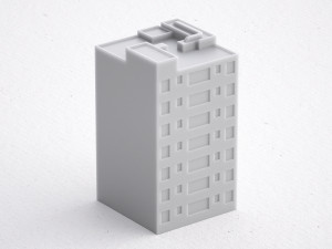 3d print miniature building rb-us-ny-016 3D 打印模型