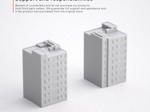 3d print miniature building rb-us-ny-016 3D प्रिंट मॉडल