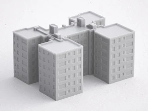 Edificio in miniatura con stampa 3D RB-US-NY-017 Modello di stampa 3D