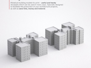 3d print miniature building rb-us-ny-017 Model Cetak 3D