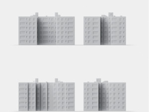 3d print miniature building rb-us-ny-017 Model Cetak 3D