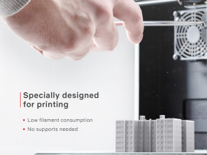 3d print miniature building rb-us-ny-017 Model Cetak 3D