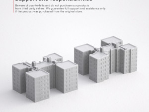 3d print miniature building rb-us-ny-017 Model Cetak 3D