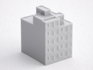 3d print miniature building rb-us-ny-018 3D प्रिंट मॉडल