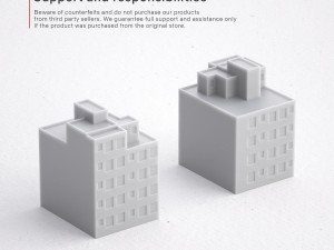 3d print miniature building rb-us-ny-018 3D प्रिंट मॉडल