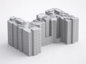 Edificio in miniatura con stampa 3D RB-US-NY-020 Modello di stampa 3D
