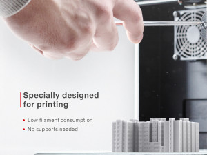 3d print miniature building rb-us-ny-020 3Dプリントモデル