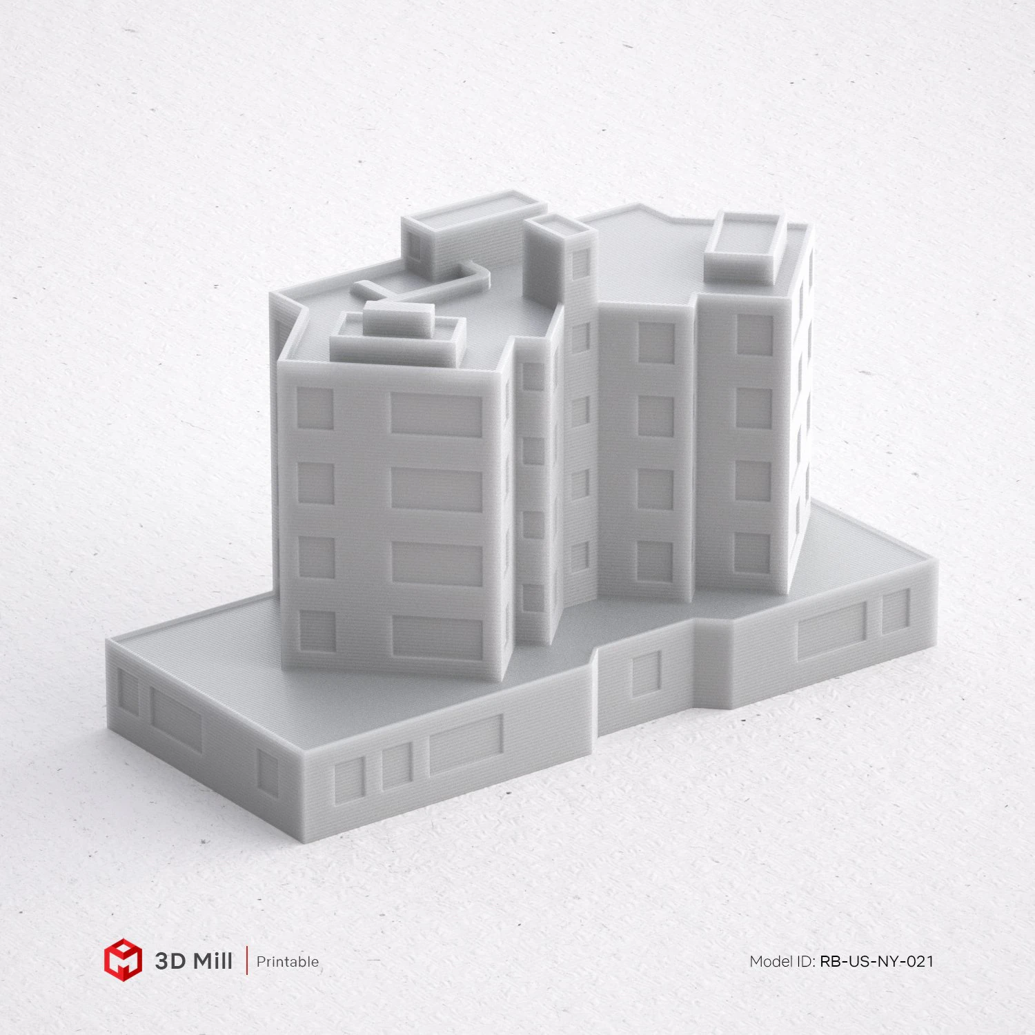 3d print miniature building rb-us-ny-021 3D Print Model .c4d .max .obj .3ds .fbx .stl .blend