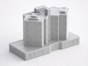 3D-print miniatuurgebouw rb-us-ny-021 3D printmodel