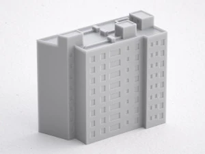 B&acirc;timent miniature imprim&eacute; en 3D rb-us-ny-023 Modèles 3D en vedette