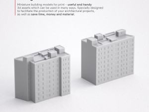 3d print miniature building rb-us-ny-023 3D printmodel