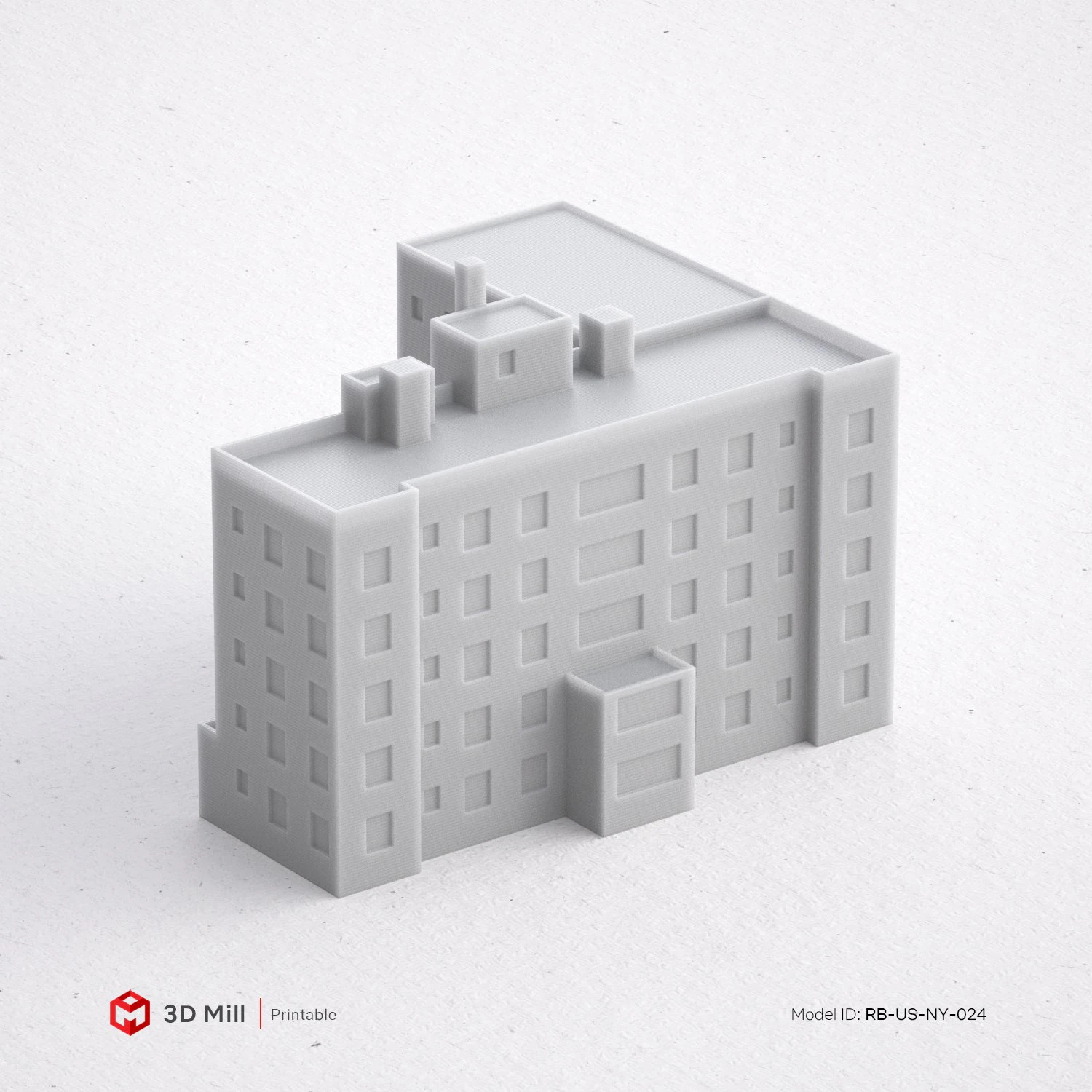 3d print miniature building rb-us-ny-024 3D Print Model .c4d .max .obj .3ds .fbx .stl .blend 