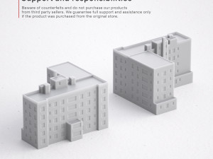 3d print miniature building rb-us-ny-024 Model do druku 3D