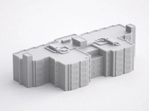 Edificio en miniatura impreso en 3D rb-us-ny-025 Modelo de impresión 3D