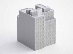 3d print miniature building rb-us-ny-026 Model do druku 3D