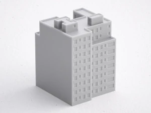 Edificio en miniatura impreso en 3D rb-us-ny-026 Modelo de impresión 3D