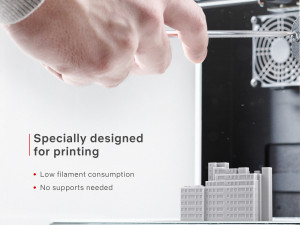 3d print miniature building rb-us-ny-027 Modello di stampa 3D