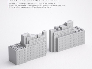 3d print miniature building rb-us-ny-027 Modello di stampa 3D