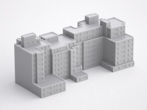 3d print miniature building rb-us-ny-028 3Dプリントモデル
