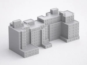 Edificio in miniatura con stampa 3D RB-US-NY-028 Modello di stampa 3D