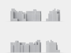 3d print miniature building rb-us-ny-028 3D Принт Модель