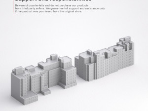 3d print miniature building rb-us-ny-028 3D Принт Модель
