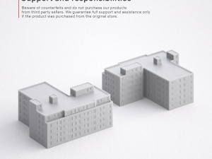 3d print miniature building rb-us-ny-029 3D 프린트 모델