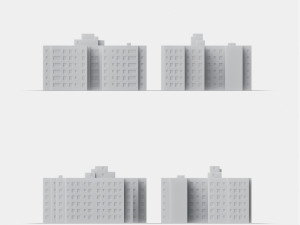 3d print miniature building rb-us-ny-030 Model Cetak 3D