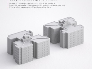 3d print miniature building rb-us-ny-030 Model Cetak 3D