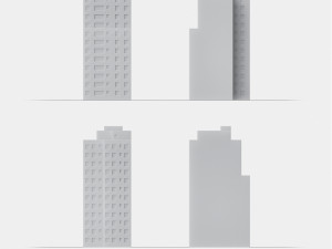 free 3d print miniature building rb-us-ny-031 Modelo de impresión 3D