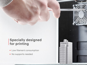 3d print miniature building rb-us-ny-032 3D 프린트 모델