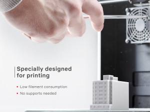 3d print miniature building rb-us-ny-033 3D Принт Модель