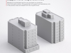 3d print miniature building rb-us-ny-033 3D Принт Модель