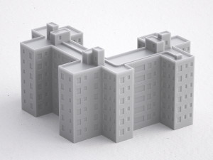 3d print miniature building rb-us-ny-034 3D-printmodel