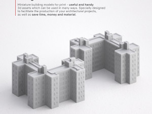 3d print miniature building rb-us-ny-034 Model Cetak 3D