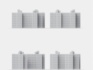 3d print miniature building rb-us-ny-034 Model Cetak 3D