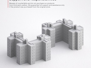 3d print miniature building rb-us-ny-034 Model Cetak 3D
