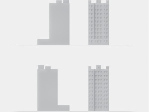 3d print miniature building rb-us-ny-035 Modelo de Impressão 3D
