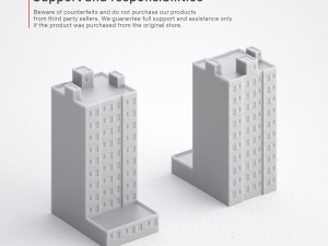 3d print miniature building rb-us-ny-035 Modelo de Impressão 3D