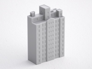 3d print miniature building rb-us-ny-036 Modelo de impresión 3D