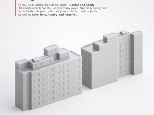 3d print miniature building rb-us-ny-037 3D-printmodel